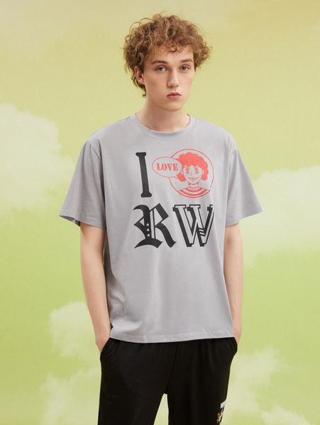 

romwe guys figure & letter graphic tee m0lw#, White;black
