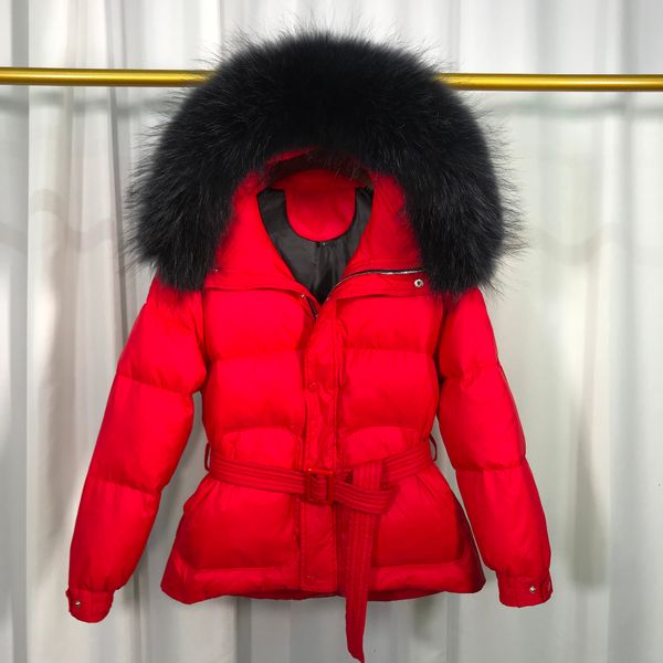 

wear white duck feather coat and a bonnet