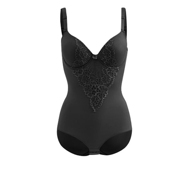 

women's body shaper slimming underwear bodysuit fixed bra shaper reductoras shapewear control panties corset comfortable bottom lj20120, Black;white