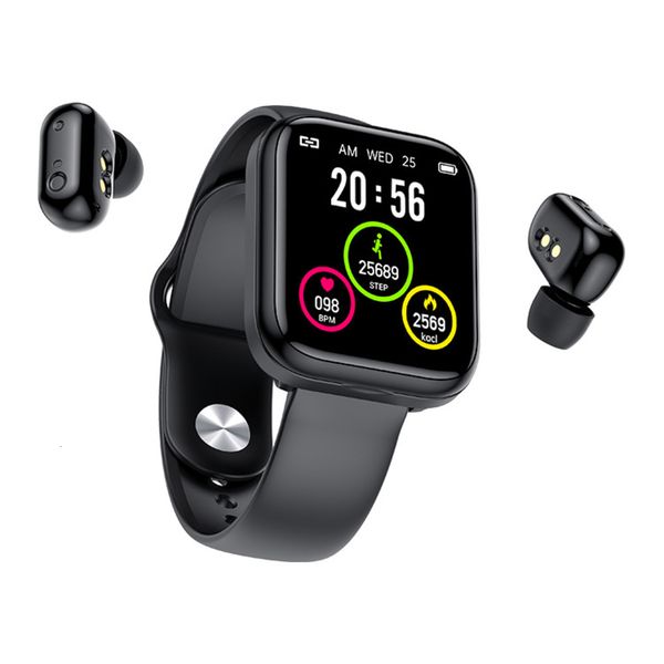 

new x5 ultra thin smart bracelet dual headset touch screen waterproof heart rate music call bluetooth watchjk