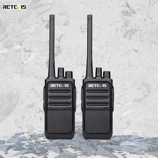 

2pcs retevis rt617 walkie talkie radio station pmr446 frs 16 channels ctcss/dcs tot vox scan two way radio portable1