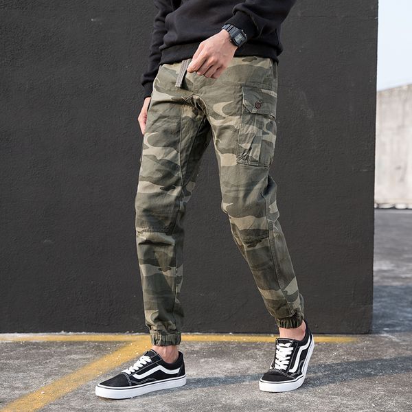

new cargo 2021 black khakis trousers of thin men without stretching spring elastic waist ecpg