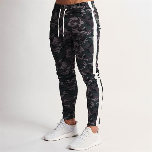 

four seasons men's camouflage trousers street wear, sports casual fashion pants, Black