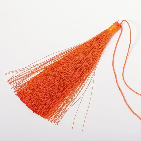 

10pcs 15cm long silk tassel brush charm pendant for diy jewelry making tassel earring handmade clothes crafts findings supplier h jllyop