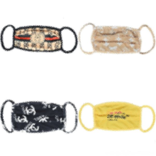 

mouth anti-dust pattern face adjustable fashion linen cotton black mask mask cartoon designer expression luxury boutique cotton slxn