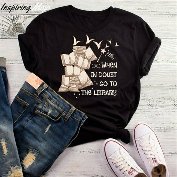 

when in doubt go to the library funny reading library whe custom special print hoodie designers t shirts sweatshirt