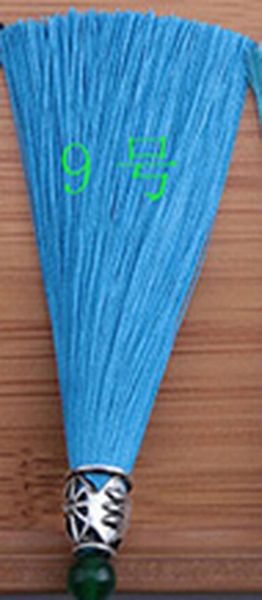 

mibrow 5pcs lot 23 colors mixed silk tassel silver color caps bead charms pendants tassels for diy jewelry accessories h qylawv