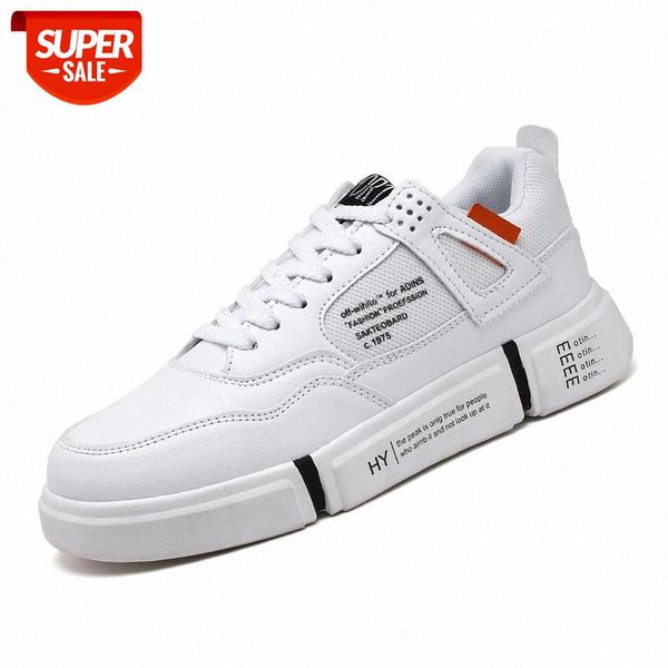 

sport shoes men fashion wild letter casual mesh shoes pu leather breathable low-sneakers sewing #tl95