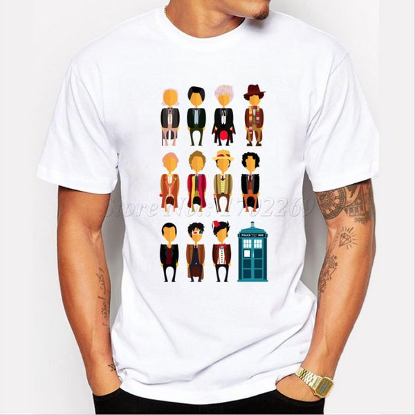 

doctor who retro style dr who charactors cartoon printed funny tee short sleeve casual hipster cool sweatshirt hoodie t shirt