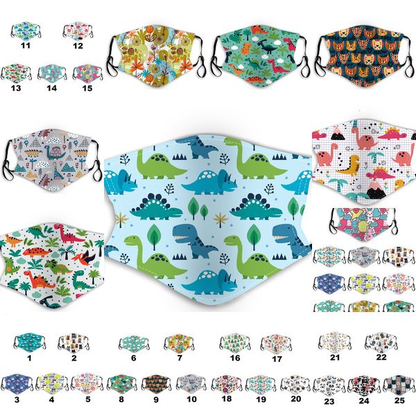 

popular kids children cute fashion printing anti fog and dust with filter ear hanging mask pm2.5 3 nok3c