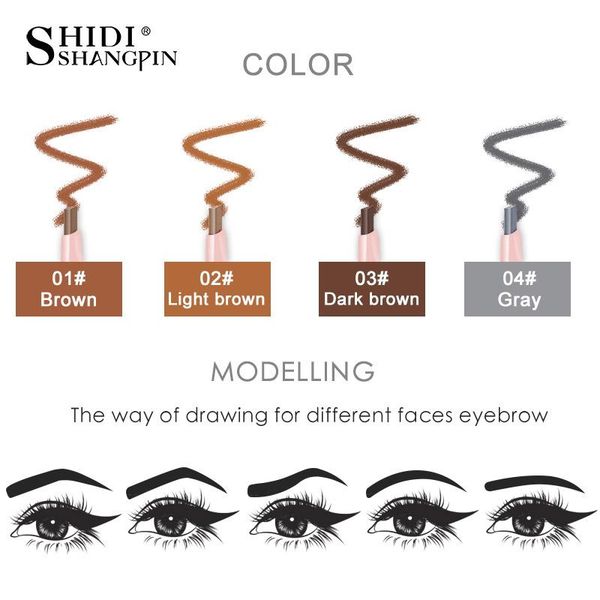 

eyebrow tattoo pen waterproof eye makeups 4 colors easy use eyebrow pen popular color pencil eyebrow wmtyxl xhhair