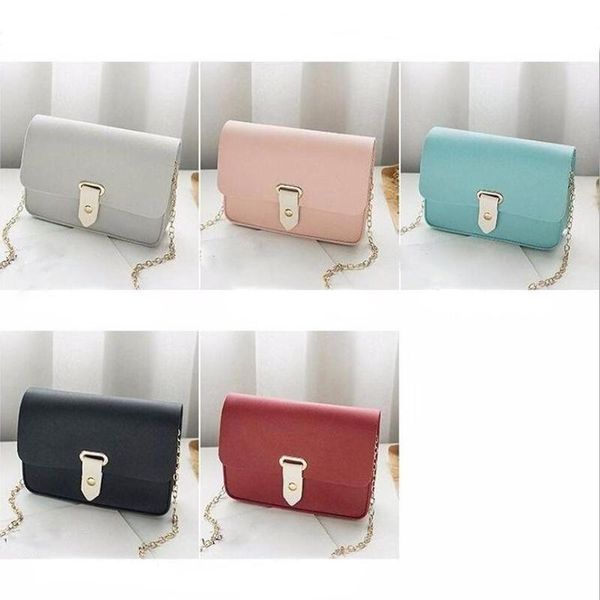 

fashion ladies crossbody messenger bag luxury women bags solid color handbags women shoulderbag buckle small tote bag