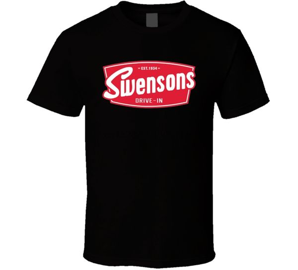 

новый swensons drive in burger еды мужчины t-shirt размер s-2xl смешной tee shirt спорта толстовка с капюшоном толстовка