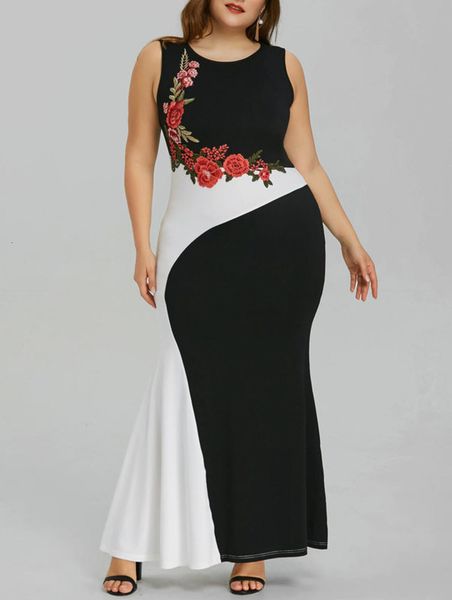 

and drs black large white long mosaic applique skirt, Black;gray