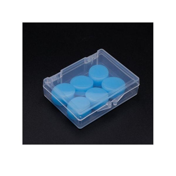 

6pcs earplugs protective ear plugs sile soft waterproof anti-noise earbud protector swimming showering wate sqchah