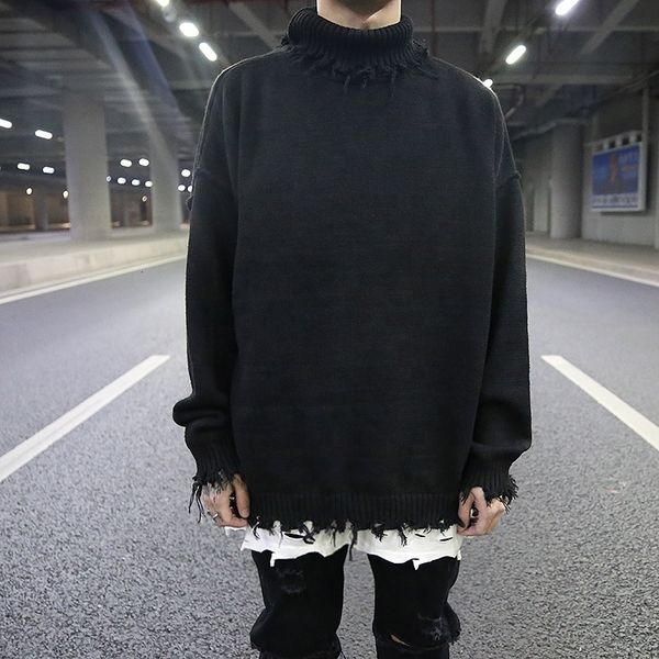 

oem private label men custom stock dropshipping distressed mens sweater