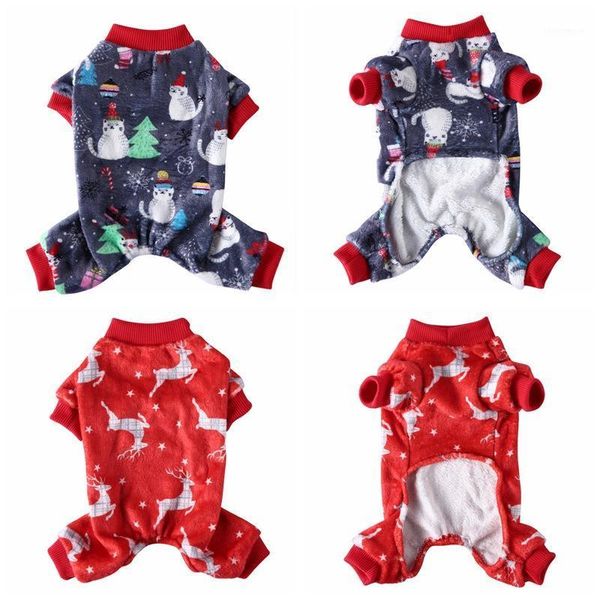 

dog apparel pet clothes winter warm coat puppy christmas clothing for small medium dogs outfit four legged cartoon clothes1