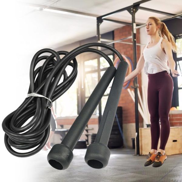 

jump ropes gym skipping rope boxing speed exercise fitness black portable1