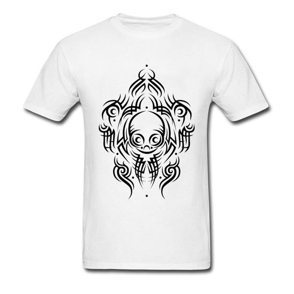 

alien tribal tattoo 2018 summer white black pattern print skull cartoon design cool clothing sport hooded sweatshirt hoodie men t shirt