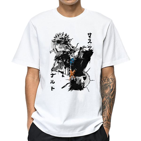

lettbao наруто boruto homme моды бренд мужской белый с коротким рукавом футболки лето top casual спорт толстовка с капюшоном толстовка мужчи