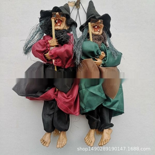 

ejsab halloween props ktv haunted ktv bar night decorations horror ghost house toys toys bar toy voice controlled witches hanging ghosts ljj