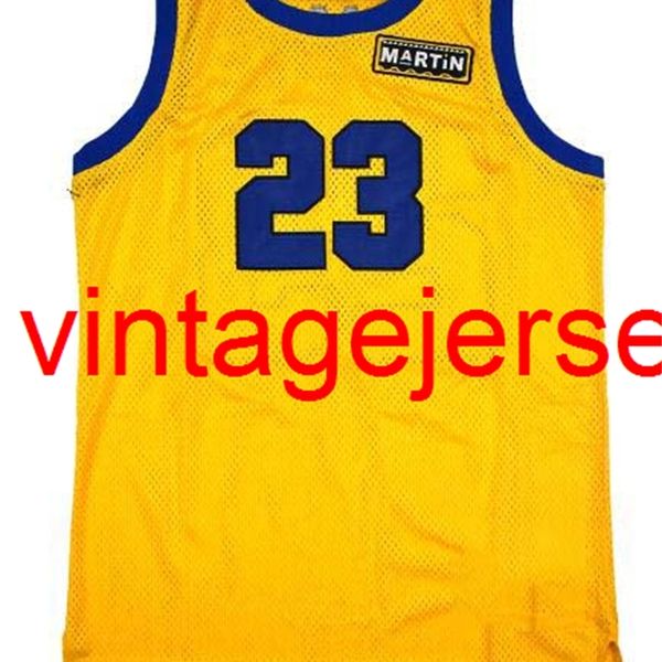 

custom stitch 23 martin payne yellow basketball jersey xxs-6xl, Black