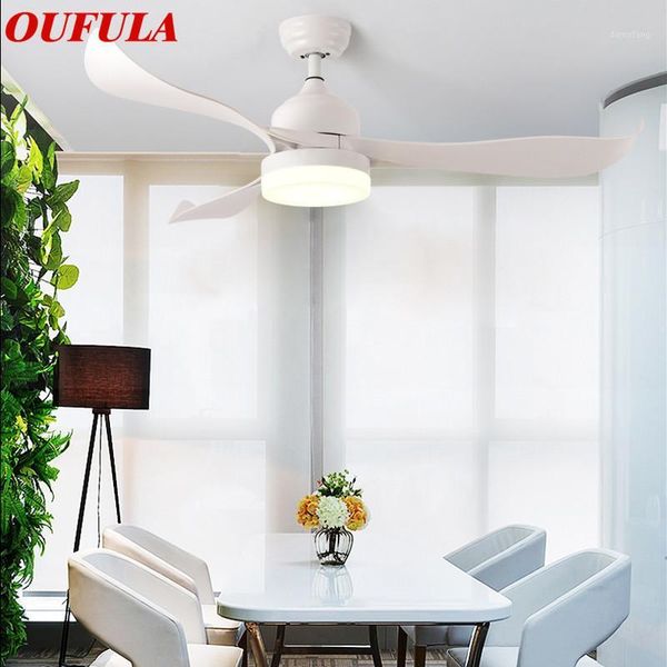 

outela modern ceiling fan lights with remote control decorative for home living room bedroom dining room1