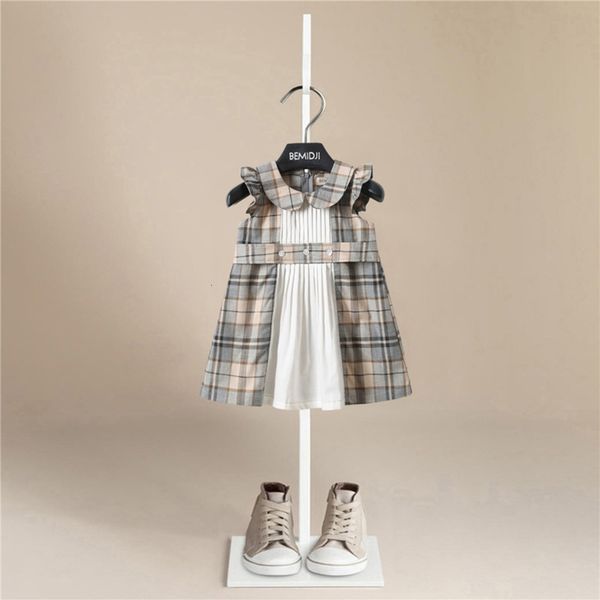 

summer baby lapel girl princs cute small fly sve children's drs bomigi, Red;yellow