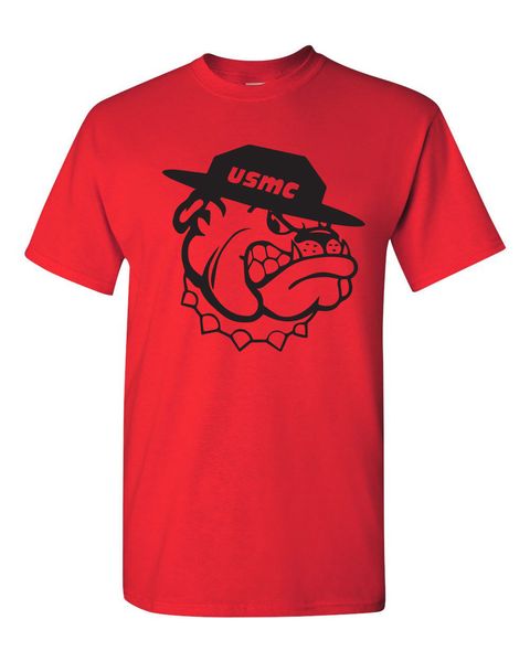 

new summer fashion marine bull dog drill sargent usmc bulldog men's o neck s sport hooded sweatshirt hoodie men t shirt