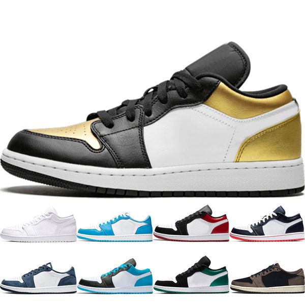 

classic 1 1s shoes of low basketball shoes gold toe obsidian white blue black toe obsidian midnight navy laser blue sneakers sports shoes