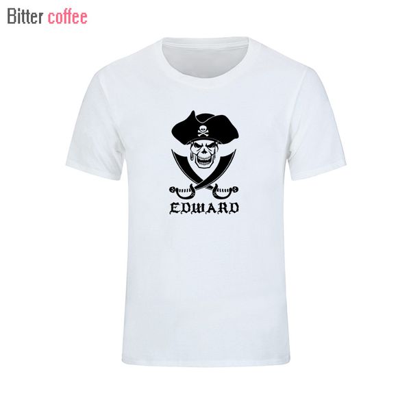 

sport bitter coffee summer nwe pirate skull cross swords printing t shirt graphic print tee cross & tees more size and colors