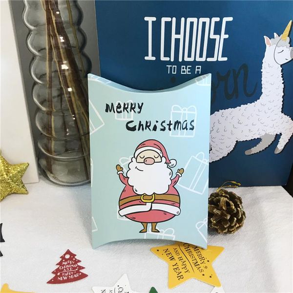 

стобан 20 шт. счастливого рождества бумаги конфеты box party baby душ diy handmade cookies santa claus chocolate package поставляет jllhyk