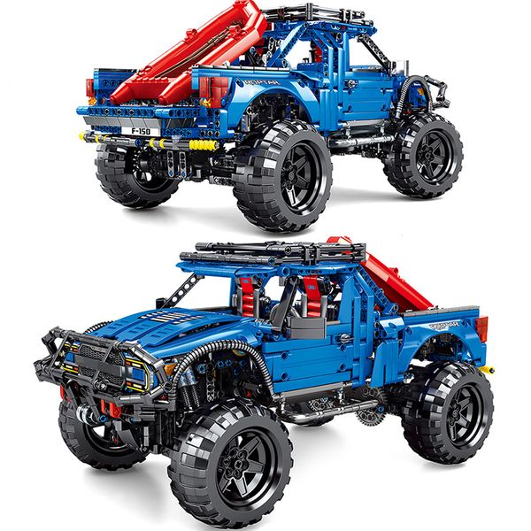

1630pcs raptor pickup technic speed racing sports truck building blocks vehicle bricks toy gifts for children kids 701990 1008
