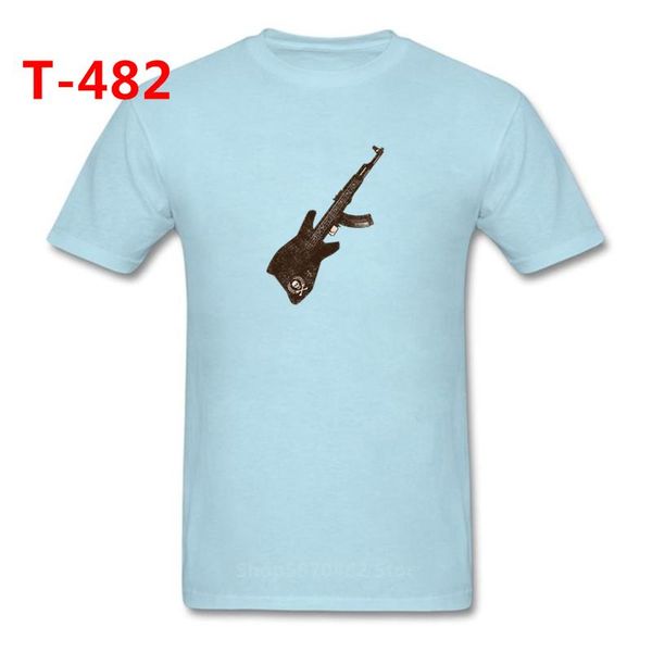 

heavy metal style ak 47 guitar slim fit digital printing no fade summer cool coat pure classic xs xxxl sport sweatshirt hoodie t shirt
