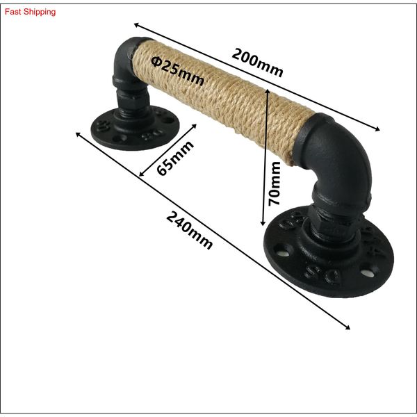 

industrial style antique pipe handle barn sliding wooden door handles european wrough qylems homes2011