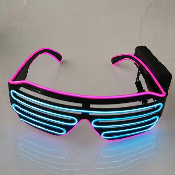 

party decoration led glasses light up flashing rave wedding eyewear luminous glowing decors activities halloween christmas supply
