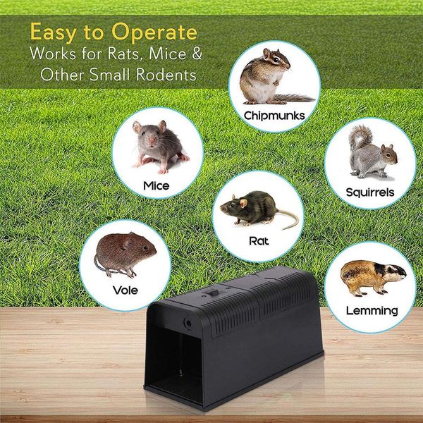 

practice professional electronic rat trap mice mouse rodent killer electric shock high voltage pest control rat trap wmttuq dh_niceshop