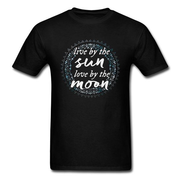 

live by the sun love by the moon poetry 2018 ro tic black valentines couple tees summer gift sport hooded sweatshirt hoodie men t shirt