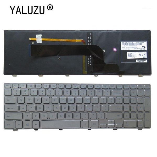 

lapreplacement keyboards yaluzu us keyboard english for 15 7537 7000 p36f with backlight silver 15-7000 series1