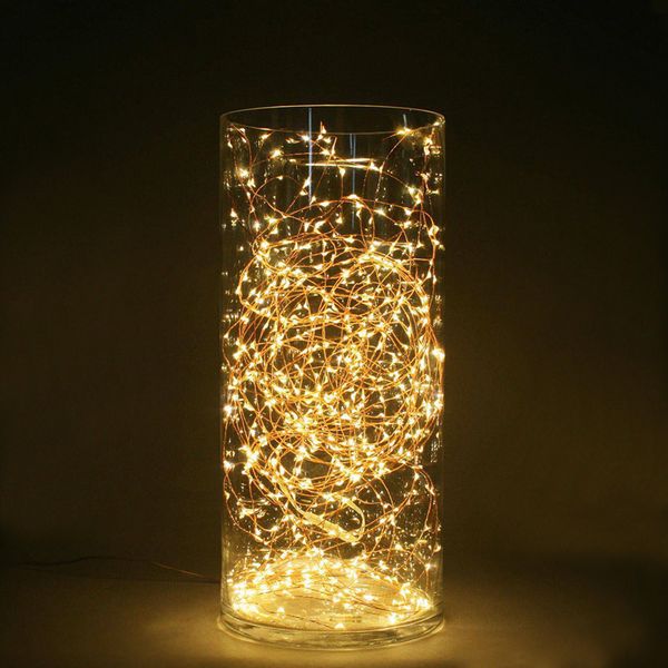 

outdoor 1m 2m 3v 3m cr2032 led string lights holiday new year fairy garland for christmas tree wedding party decoration