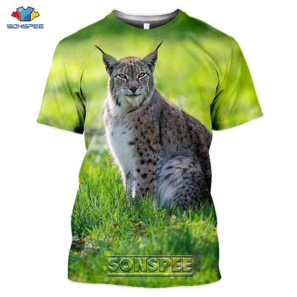 

animal lynx cat 3d print shirts hentai horror hentai men clothing