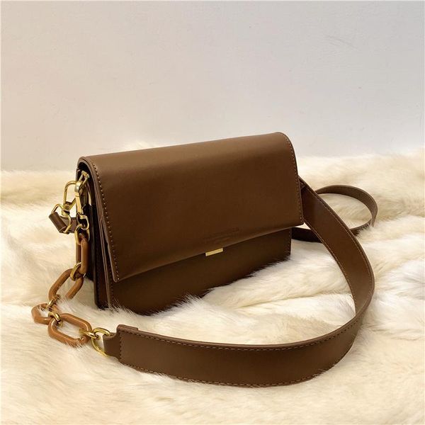 

shoulder bags olsitti fashion exquisite solid color chain small square for women 2021 casual female pu leather bag