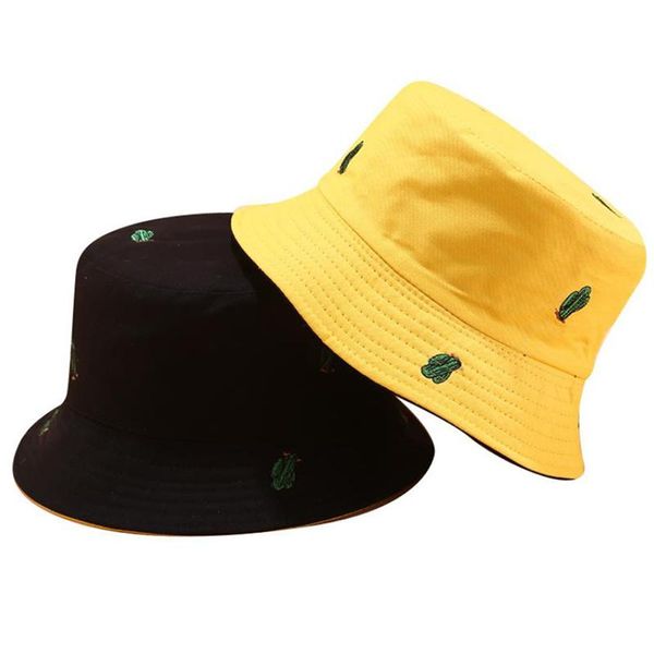 

1 pcs 3 colors cactus bucket hat chapeau fashion fishing hat bob caps women men panama summer sun cap, Blue;gray