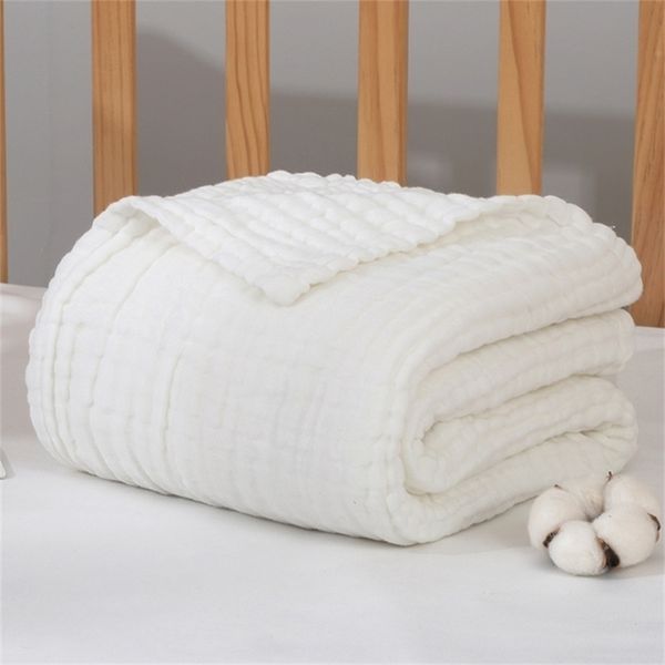 

bamboo blankets newborn cotton muslin baby blanket size 110*110cm y201009