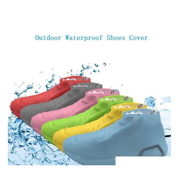 

sile anti-skid rain shoes boots waterproof shoes cover raincoat cover recyclable anti-slip shoes overshoes for b qyldaw bdebaby