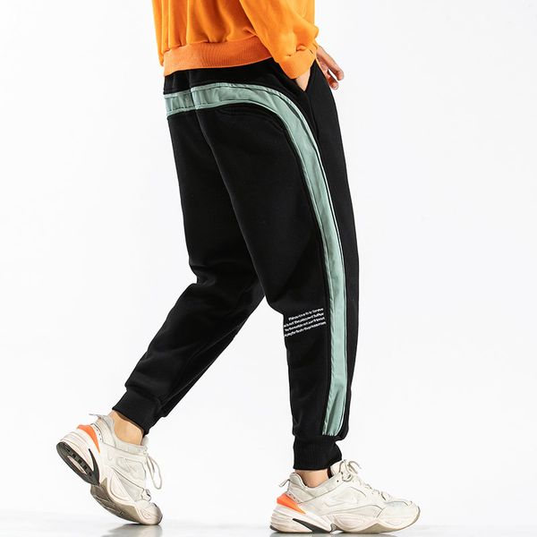 

2021 new spring black autumn green fashionable runners sweatpants male sweat pants z2fb