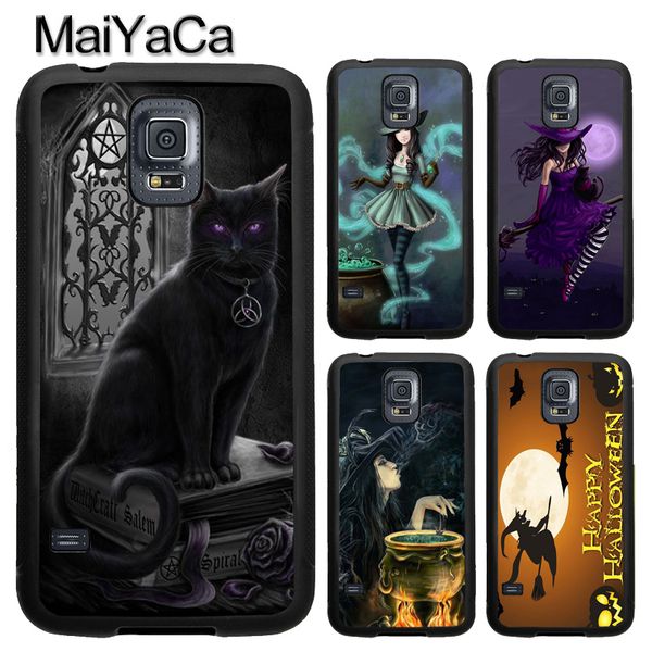 

halloween moon witch horror samsung s20 plus s9 s10 note 20 ultra case for galaxy a21s a20e a40 a50 a70 a51 a71