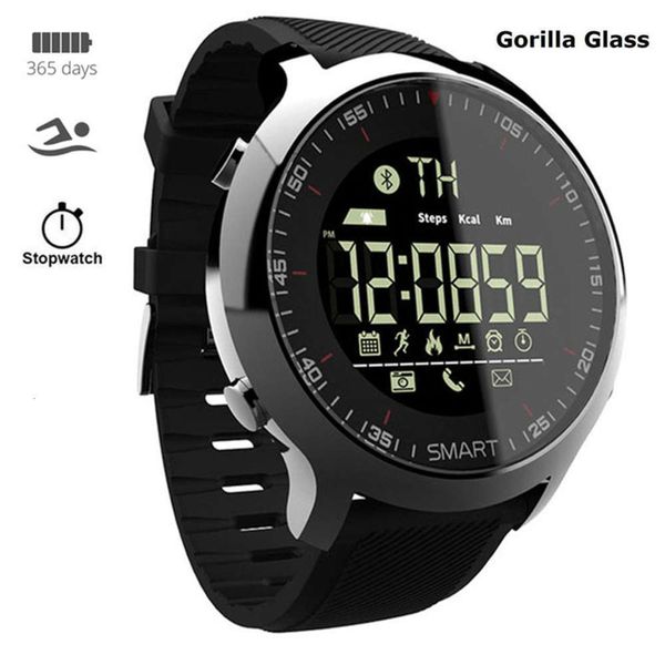 

gorilla die-ip68 steel smart watch for men and women, sports type, compatible with huawei pk iwo 8