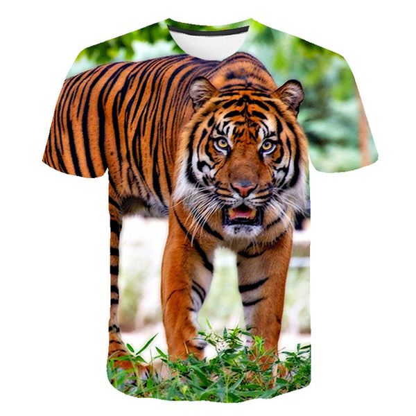 

3d new tiger animal 3d print shirts hippie kawaii kawaii men clothing