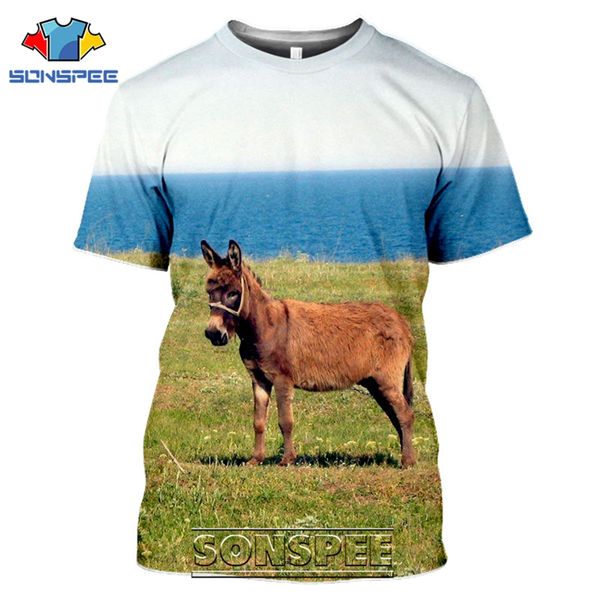 

animal donkey face laughing 3d print shirts aesthetic harajuku hippie men clothing